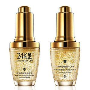 2 x 24K Gold Anti Wrinkle Anti Winkle Serum